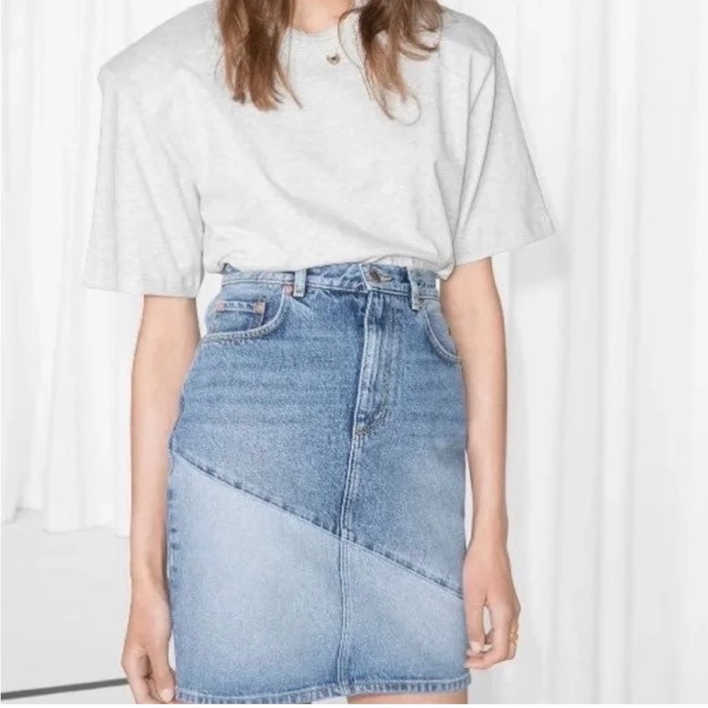 & Other Stories Denim Skirt